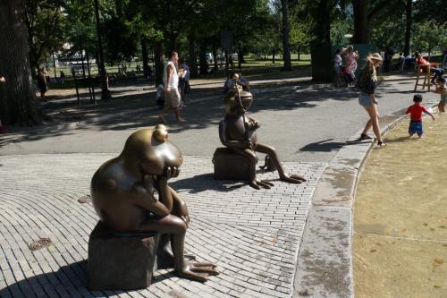 Deswegen heißt der Wasserbereich wohl Frog Pond...