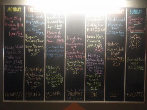 Programm im HIHostel